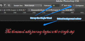 photoshop magic wand tolerance